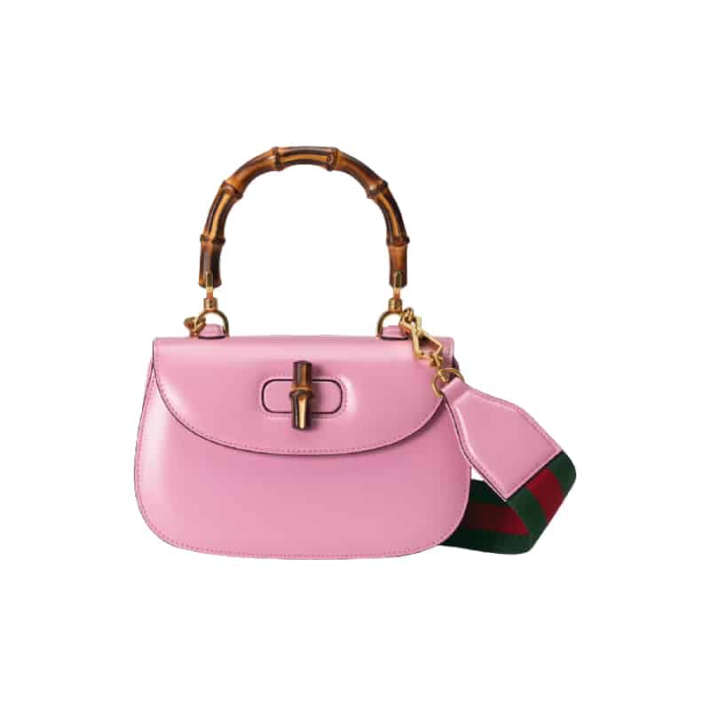 Small top handle bag with Bamboo - GHB156 - 1