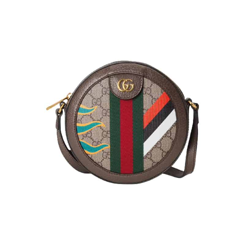 Round shoulder bag with Double G - GHB165 - 1