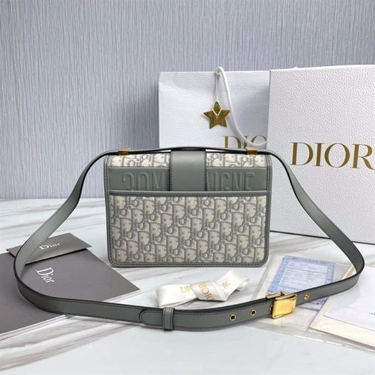 30 Montaigne Bag Gray Dior Oblique Jacquard - DHB039 - 2