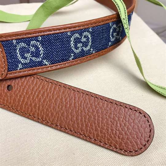 Gucci Belt With Square Buckle - BEL16 - 7