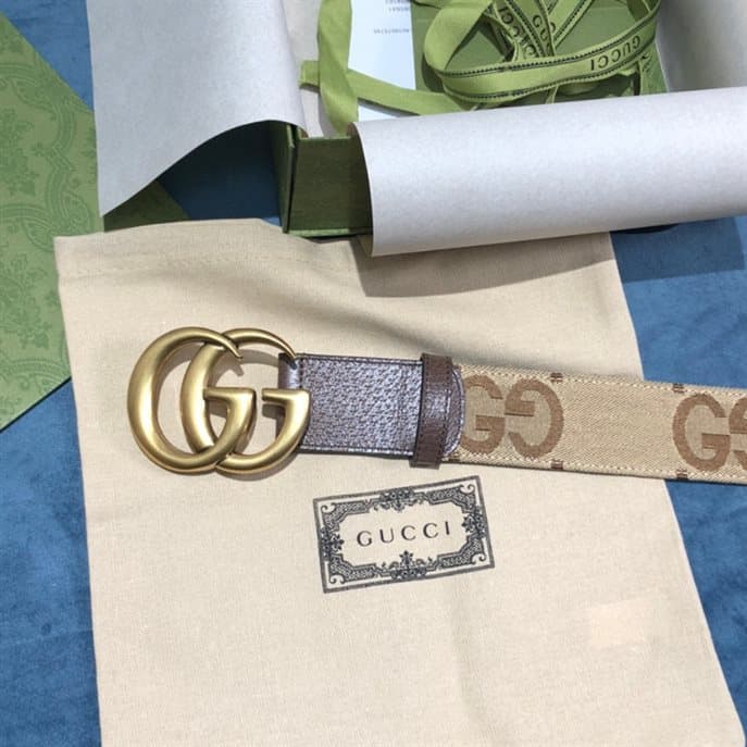 GG Marmont Jumbo GG Wide Belt - BELT38 - 7