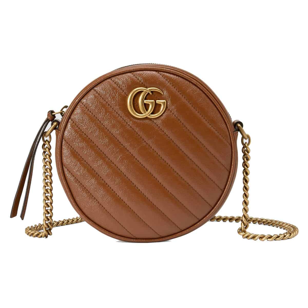Gucci GG Marmont mini round shoulder bag - GHB236 - 1