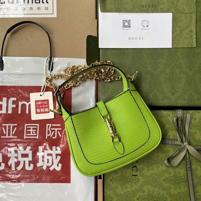 Jackie 1961 lizard mini bag - GHB260 - 1