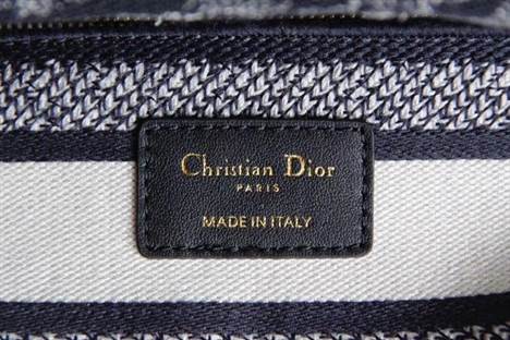 Medium Lady D-Lite Bag Blue Toile de Jouy Reverse Embroidery - DHB33 - 7