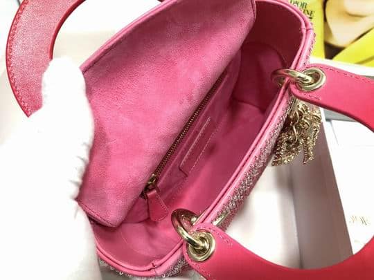 Mini Lady Dior Bag Bead Embroidery - DHB66 - 7