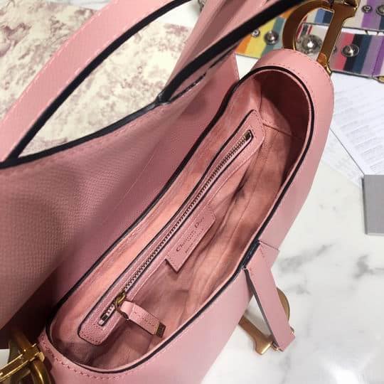 Saddle Bag With Strap Grained Calfskin - DHB84 - 7