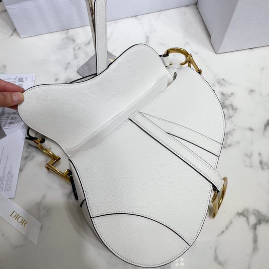 Saddle Bag With Strap Grained Calfskin - DHB85 - 7