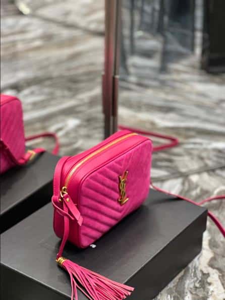 YSL Lou Camera Bag In Quilted Leather - YPS66 - 6