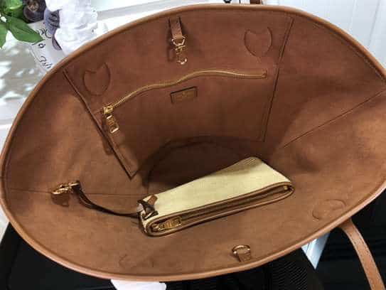 Louis Vuitton Caramel Brown Synthetic Knitted Raffia Shoulder Bag - LTB550 - 9