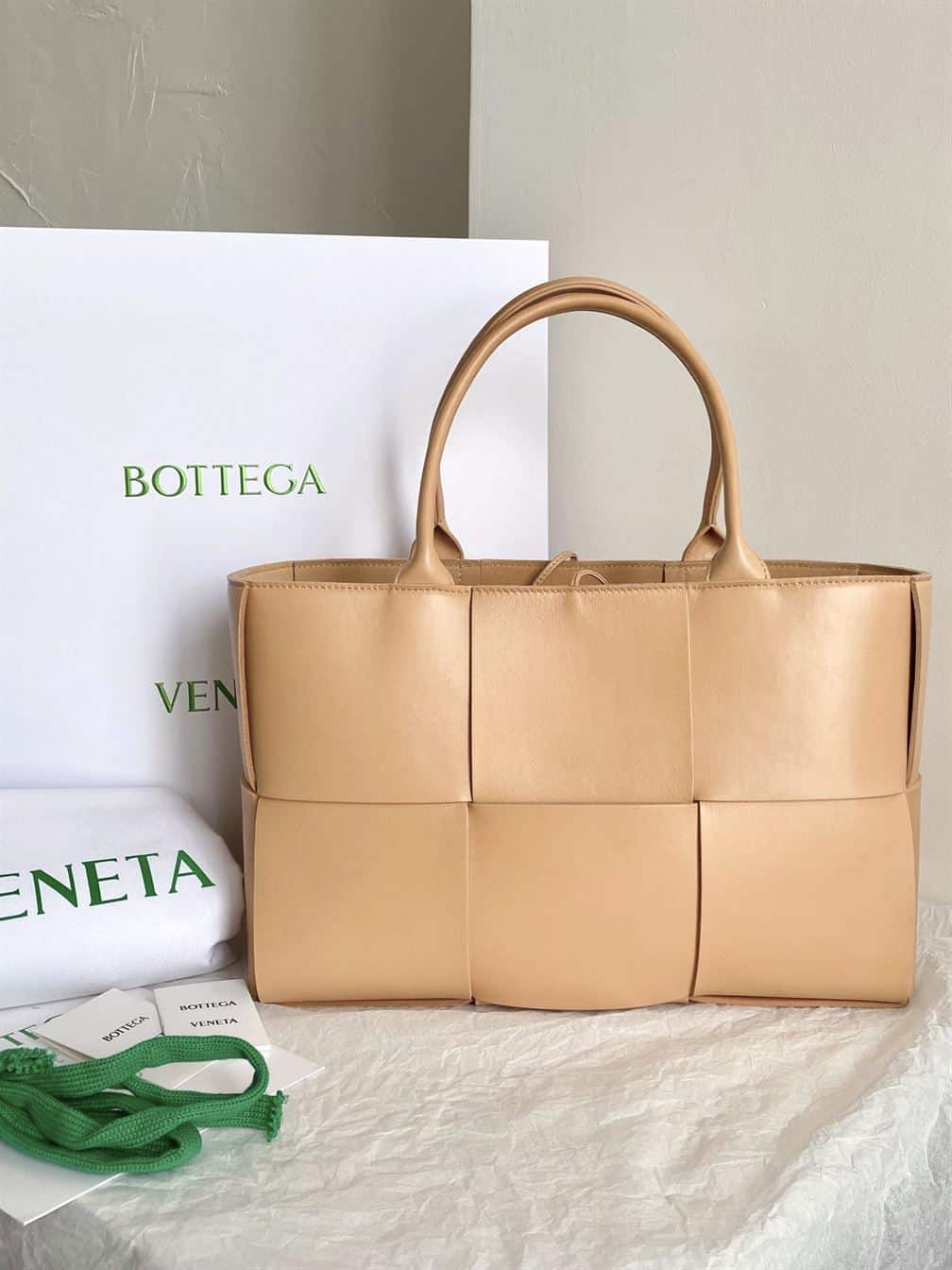 Bottega Veneta Women's Arco Tote in Almond - PBV31 - 9