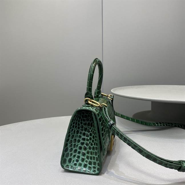Women'S Hourglass Small Handbag In Forest Green - BHB12 - 9
