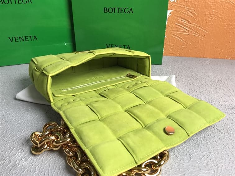 Bottega veneta Women's Chain Cassette in Kiwi - PBV02 - 10