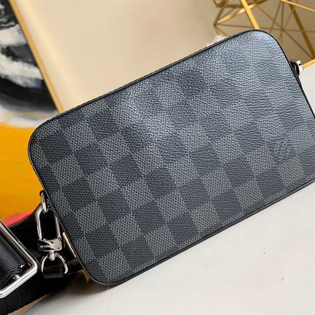 Louis Vuitton Alpha Wearable Wallet Damier Graphite Canvas LMB045 - 9