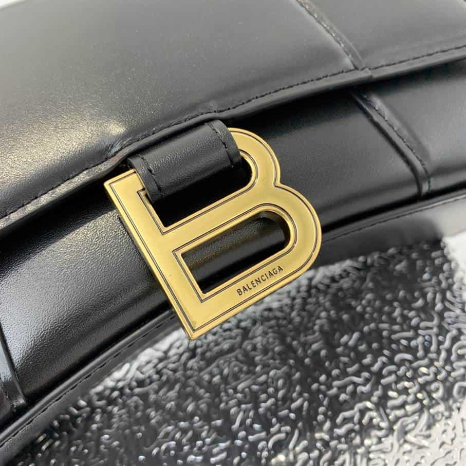 Women'S Hourglass Small Handbag In Black - BHB13 - 4