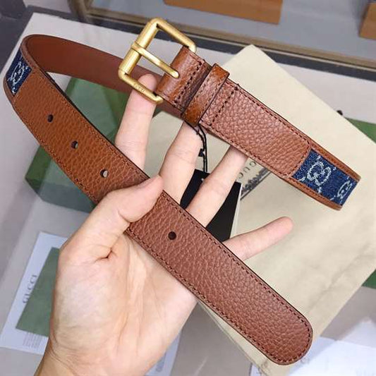 Gucci Belt With Square Buckle - BEL16 - 1