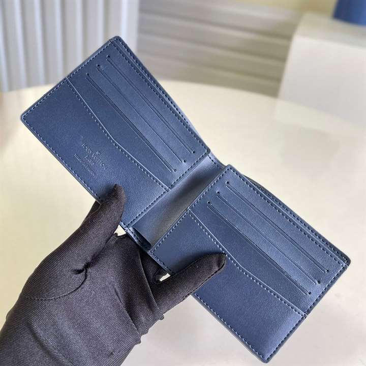 M80464 Louis Vuitton Slender Wallet In Ink Watercolor - WPR060 - 2