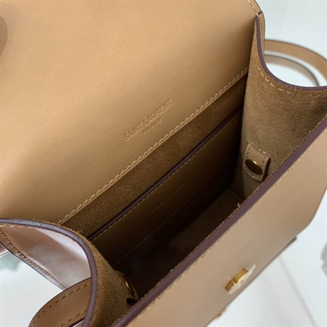 Kaia North/South Satchel In Vegetable-Tanned Leather - YPS12 - 4