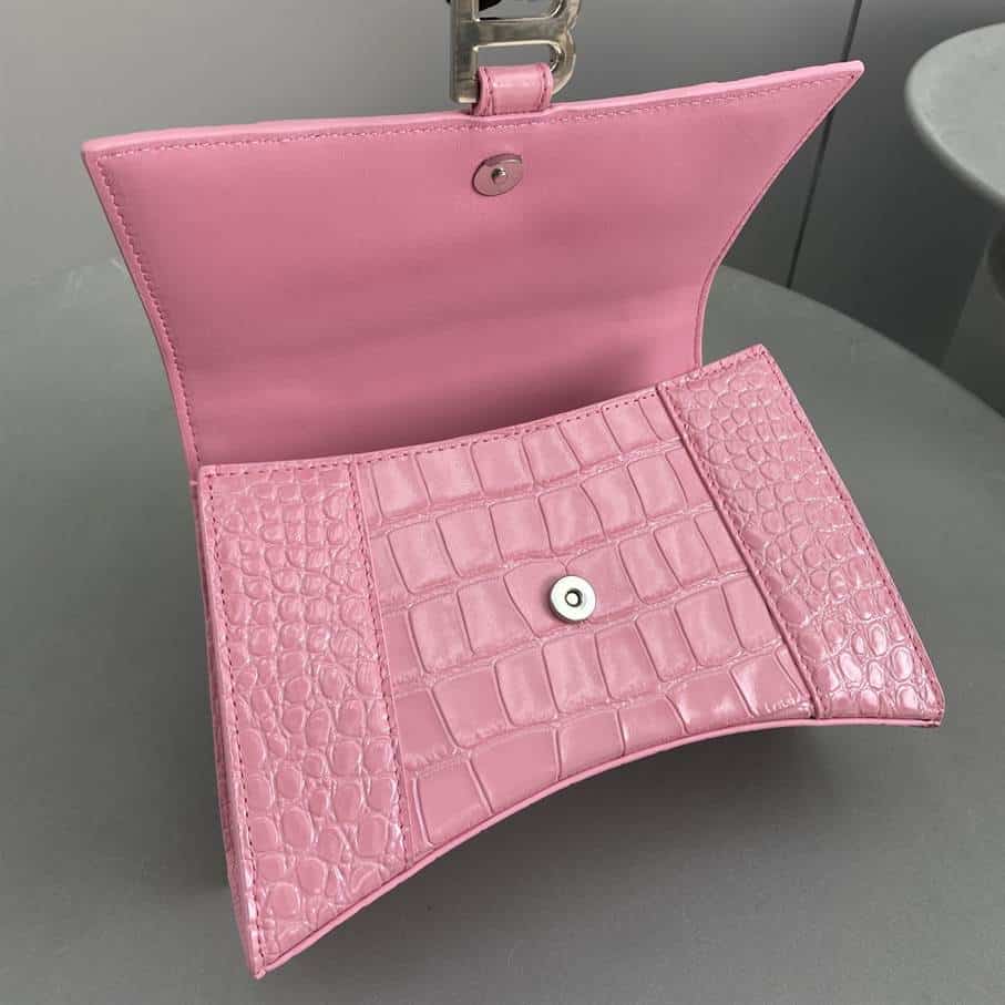 Women'S Hourglass Small Handbag In Light Pink - BHB11 - 6