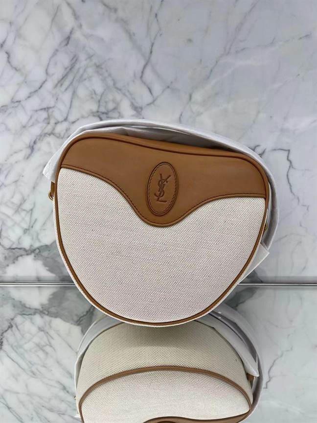 Monogramme Cœur Bag In Canvas And Vintage Leather - YPS15 - 4