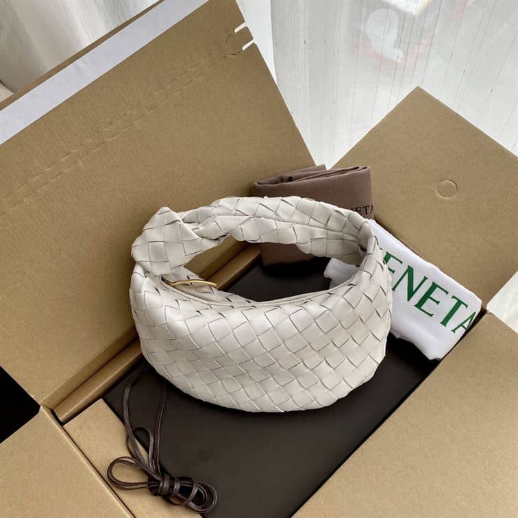 Bottega Veneta Women's Mini Jodie in Chalk - PBV28 - 9