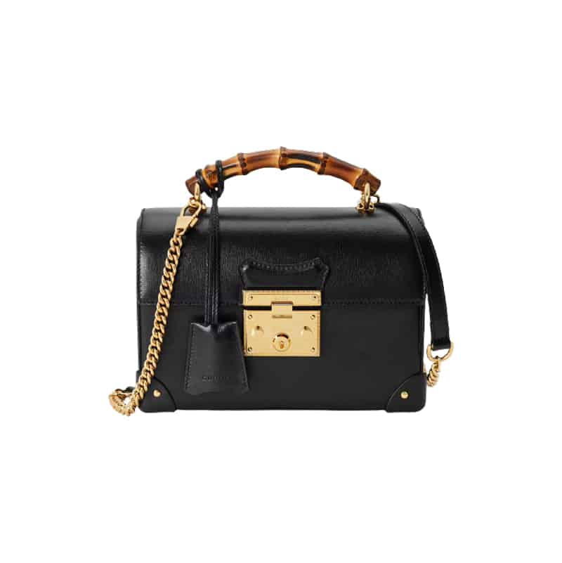 Padlock small bamboo shoulder bag - GHB186 - 1