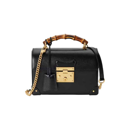 Padlock small bamboo shoulder bag - GHB186 - 1