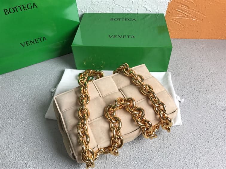 Bottega veneta Women's Chain Cassette in Porridge - PBV01 - 5