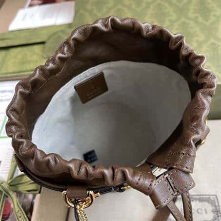 Gucci Beige 1955 Horsebit Small GG Bucket Bag - GMB93 - 3