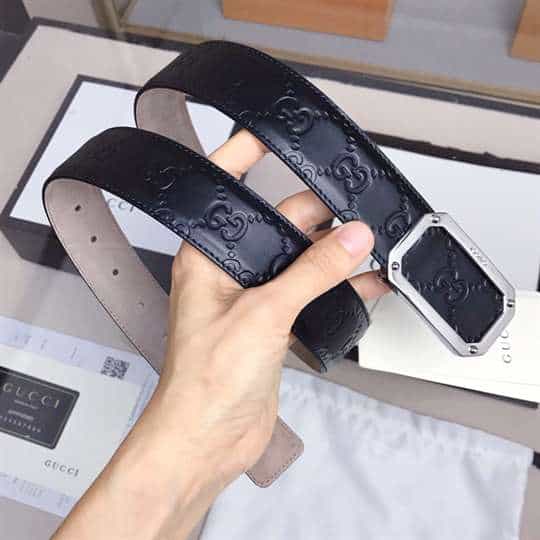 Gucci Signature Leather Belt - BEL15 - 2