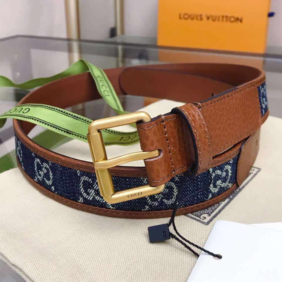 Gucci Belt With Square Buckle - BEL16 - 2