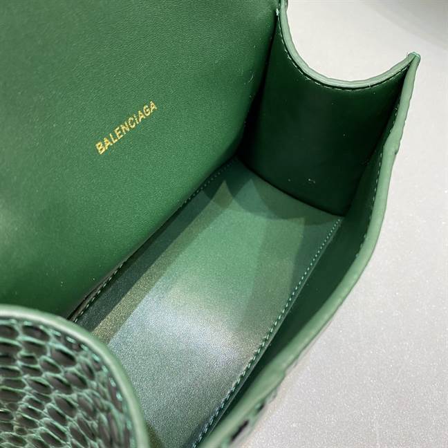Women'S Hourglass Small Handbag In Forest Green - BHB12 - 3