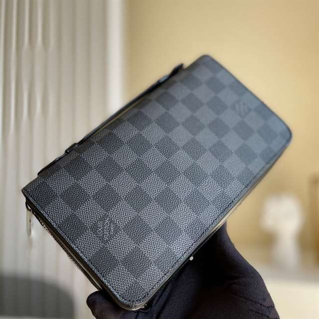 Louis Vuitton Zippy Xl Wallet Damier Graphite Canvas N41503 - WPR022 - 2