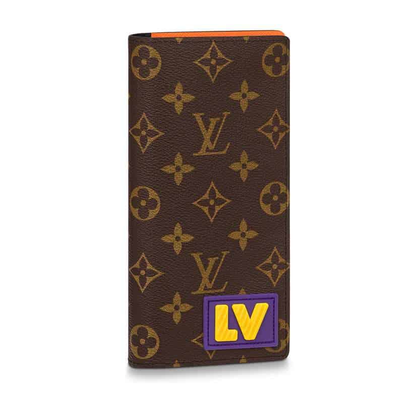 M80523 Louis Vuitton Brazza Wallet Monogram Coated Canvas In Brown - WPR053 - 1