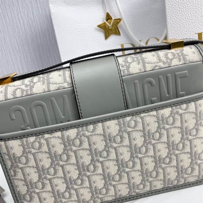 30 Montaigne Bag Gray Dior Oblique Jacquard - DHB039 - 5