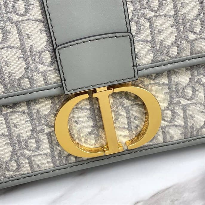 30 Montaigne Bag Gray Dior Oblique Jacquard - DHB039 - 8