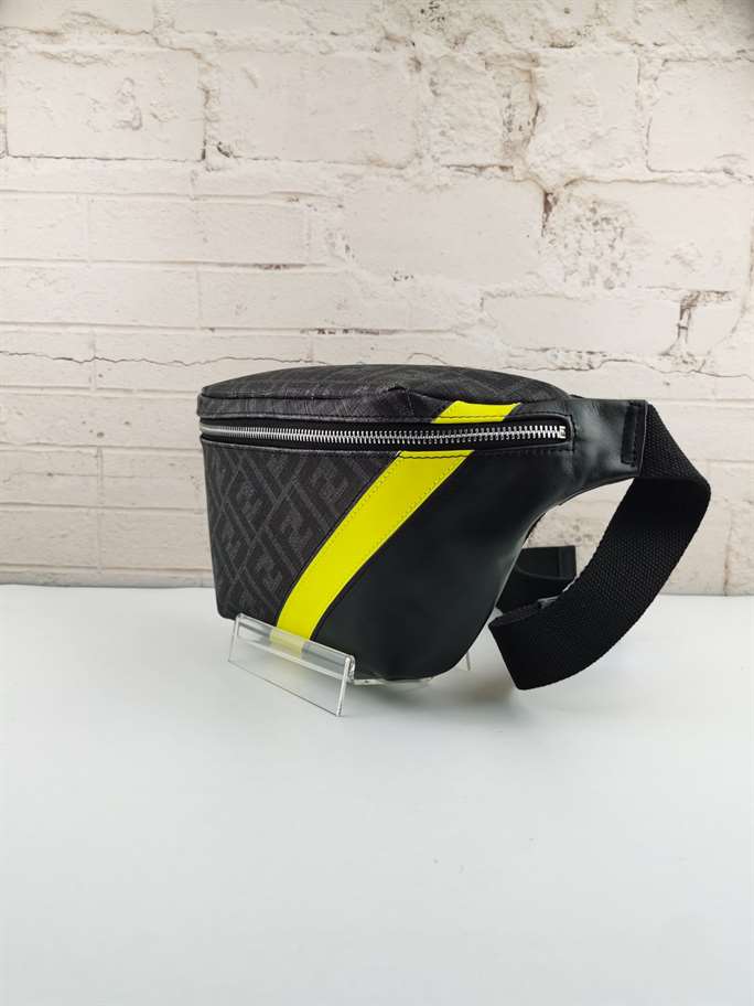 Fendi Gray Fabric Belt Bag - FPD27 - 6