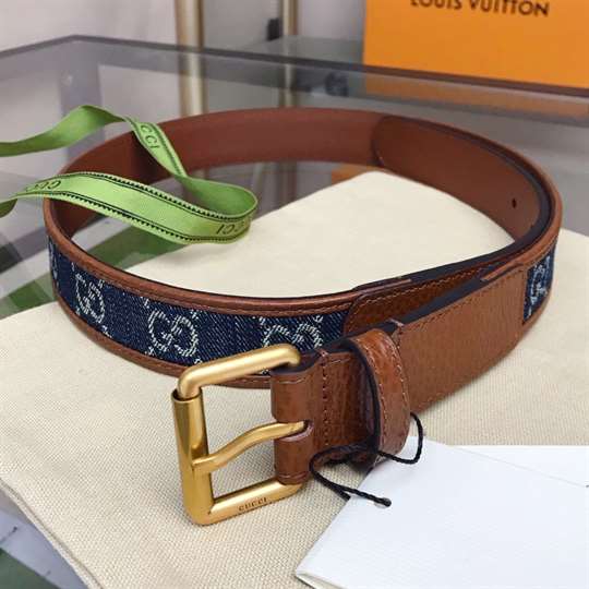 Gucci Belt With Square Buckle - BEL16 - 4
