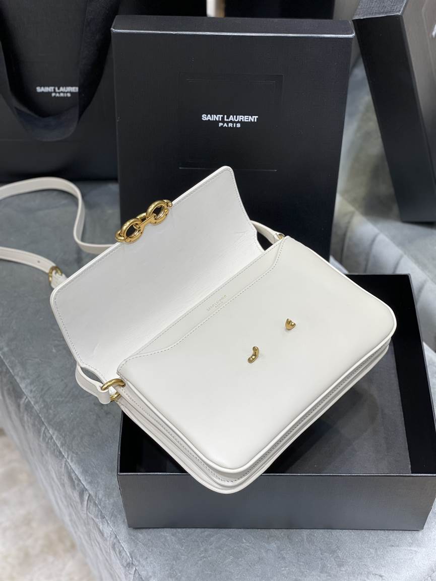 Le Maillon Satchel In Smooth Leather - YPS10 - 7