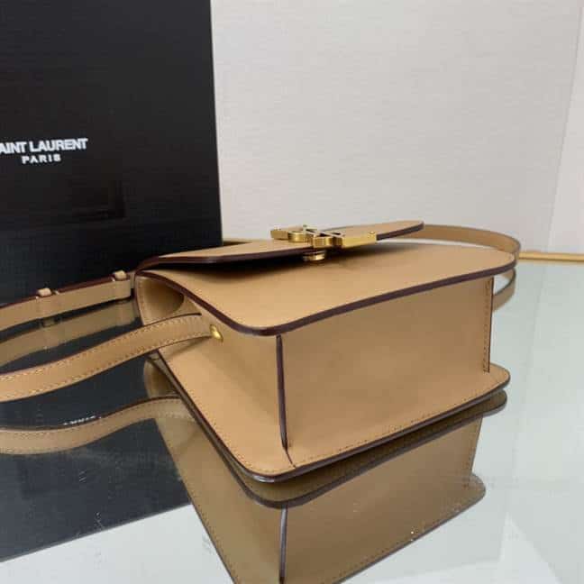 Kaia North/South Satchel In Vegetable-Tanned Leather - YPS12 - 9