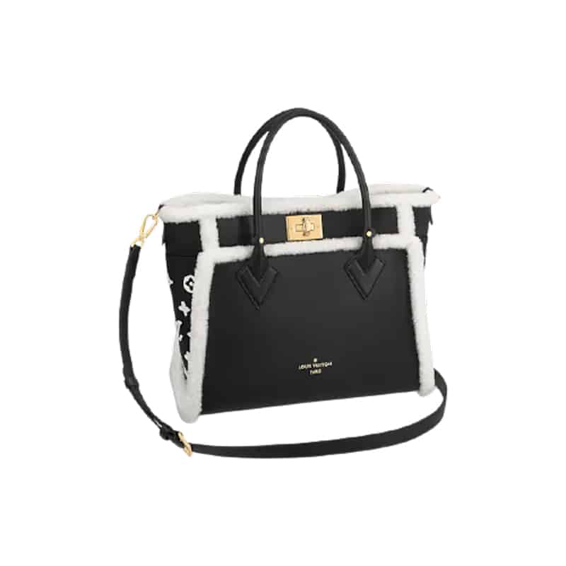 Louis Vuitton On My Side MM High End Leathers Black - LHB461 - 1