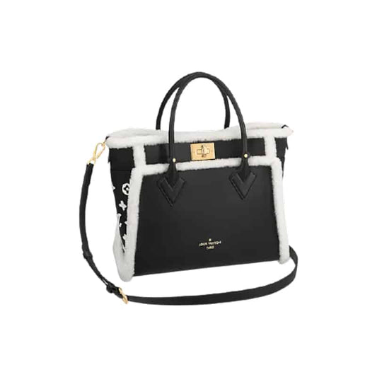 Louis Vuitton On My Side MM High End Leathers Black - LHB461 - 1