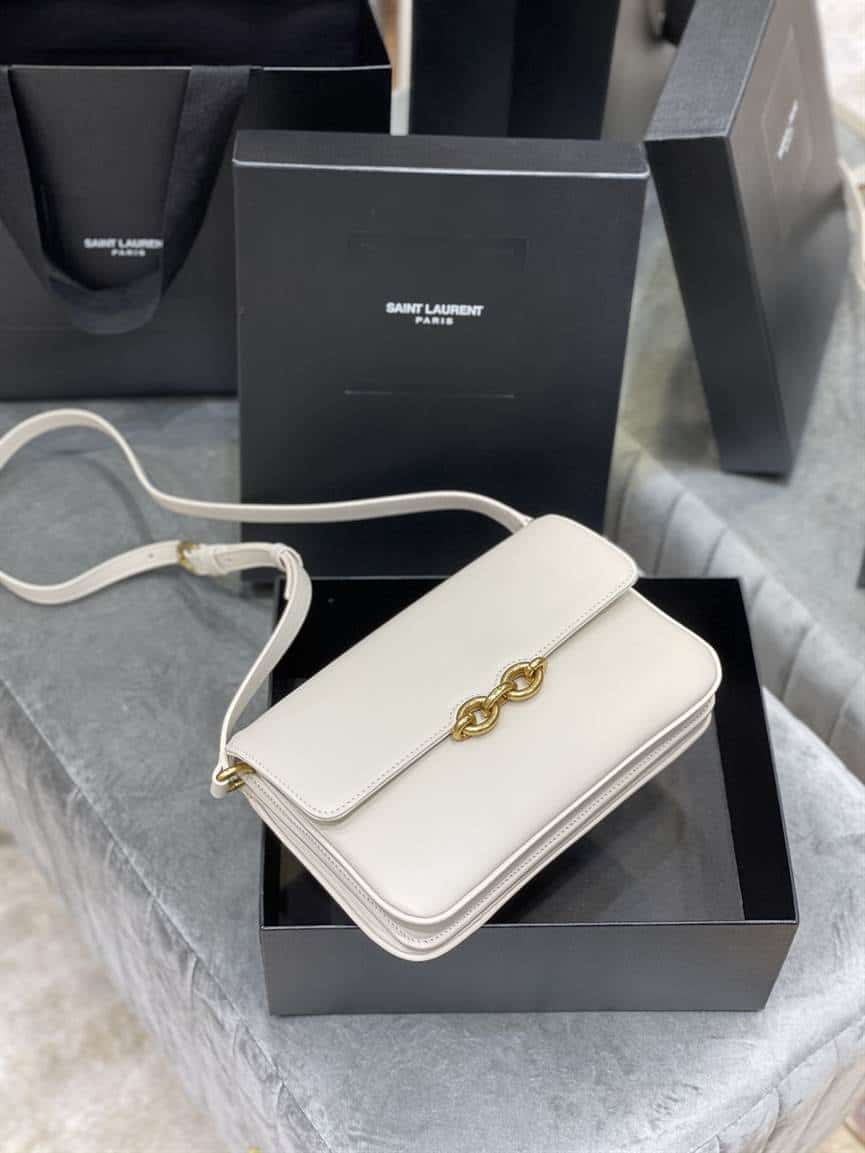 Le Maillon Satchel In Smooth Leather - YPS10 - 6