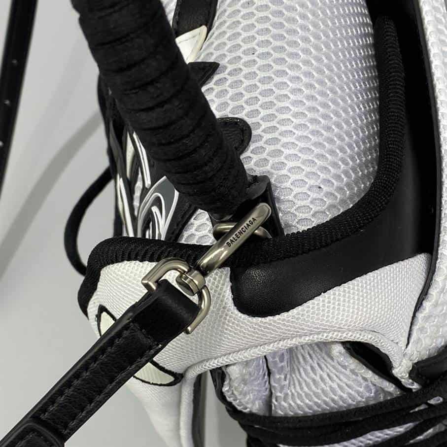 Women'S Sneakerhead Small Handbag In Black/White - BHB15 - 3