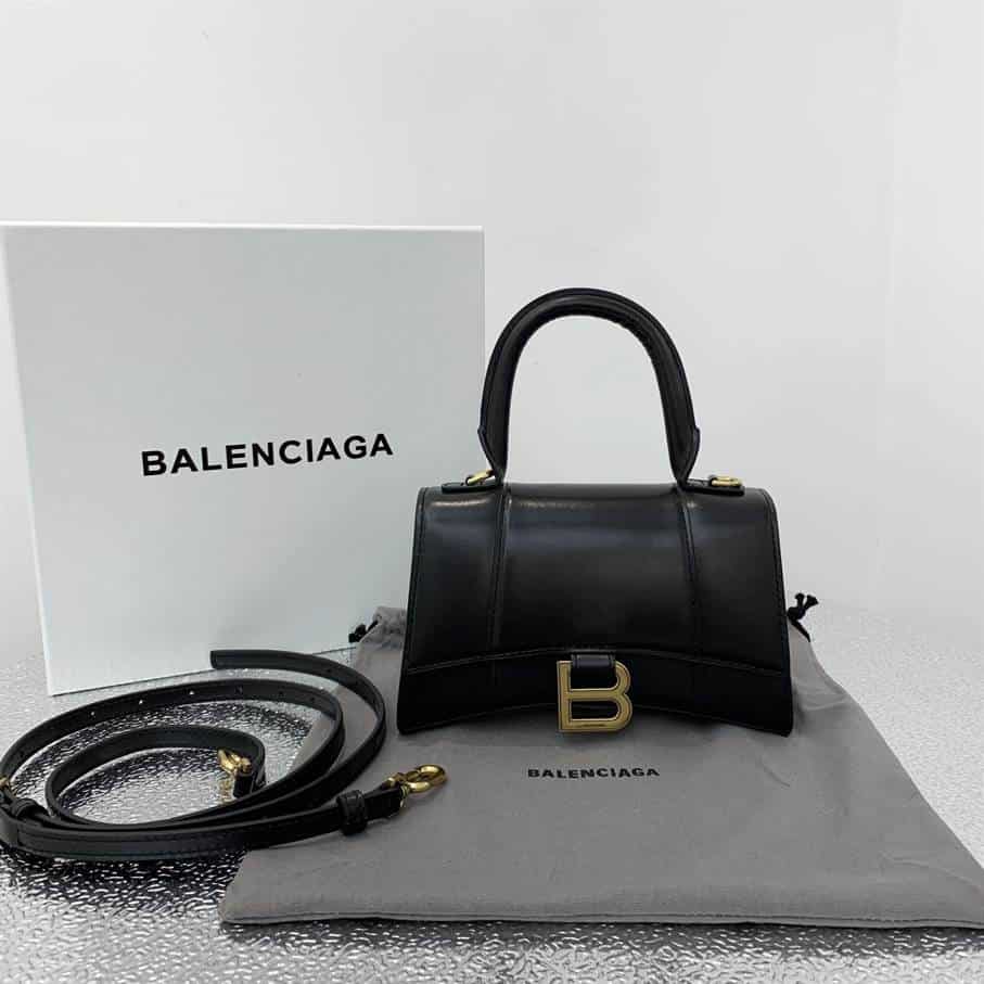Women'S Hourglass Small Handbag In Black - BHB13 - 1