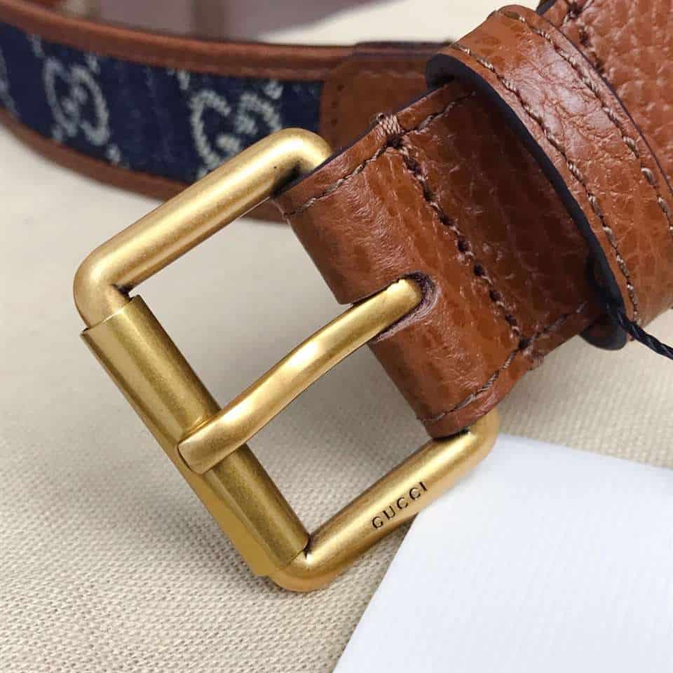Gucci Belt With Square Buckle - BEL16 - 5