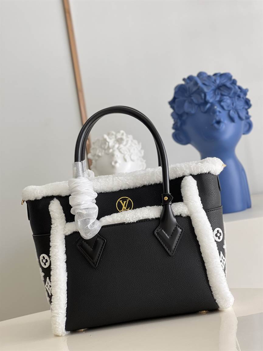Louis Vuitton On My Side MM High End Leathers Black - LHB461 - 3
