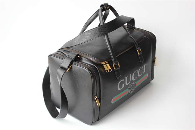 Men'S Gucci-Print Leather Duffel Bag - GDB57 - 9