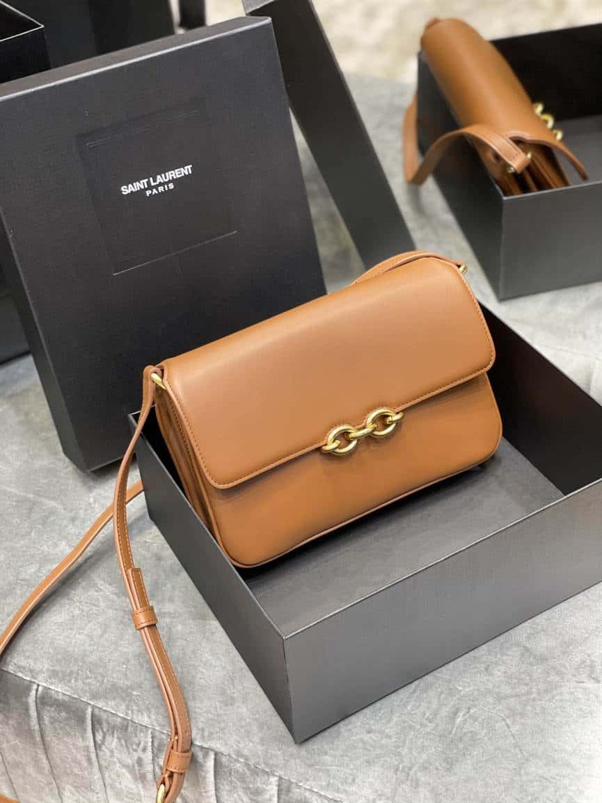 Le Maillon Satchel In Smooth Leather - YPS11 - 7