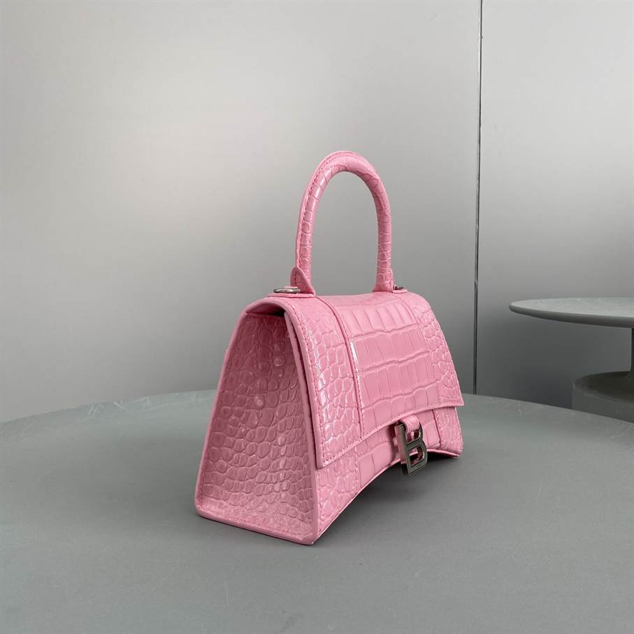 Women'S Hourglass Small Handbag In Light Pink - BHB11 - 4
