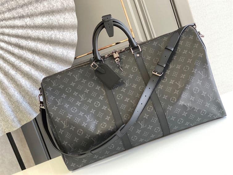 Louis Vuitton Monogram Eclipse Keepall Bandouliere - LDB082 - 2